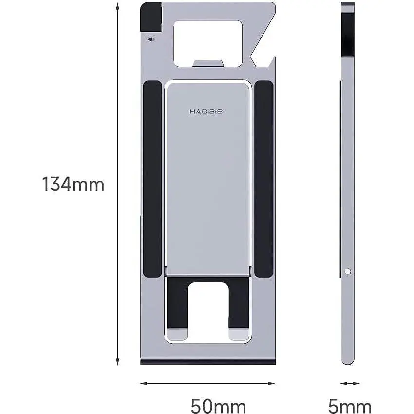 Подставка для смартфона HAGiBiS Cell Phone Stand ZZ4 Silver - фото 7