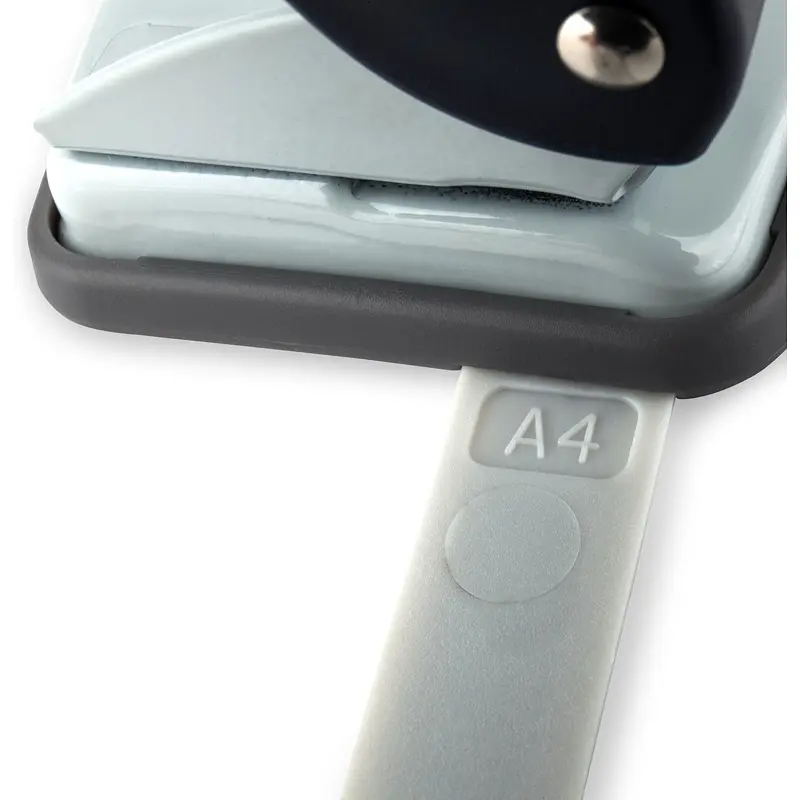 Діркопробивач для паперу Axent Welle-2 з пластиковим верхом 10 аркушів синій (3810-02-A) - фото 4