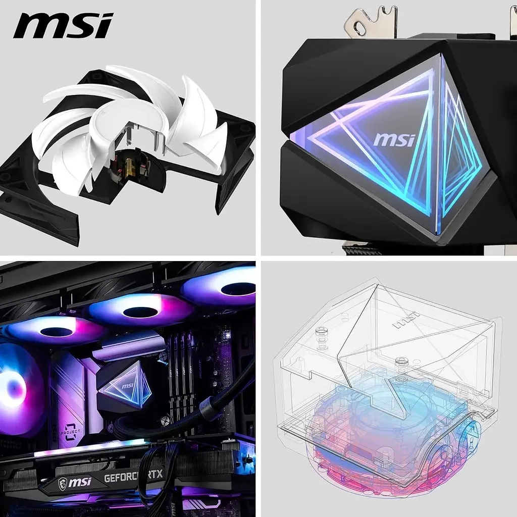СВО MSI MAG CoreLiquid I240 White (MAG CORELIQUID I240 WHITE) - фото 5