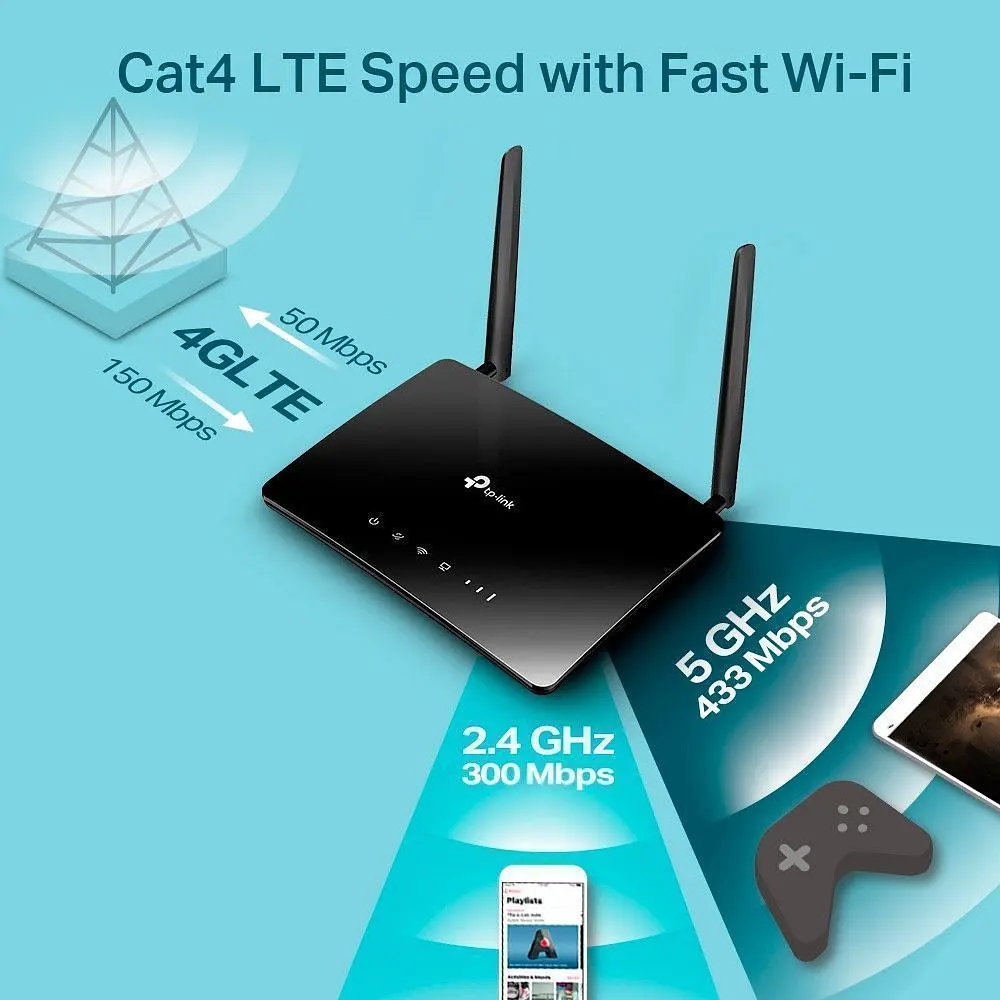 Бездротовий маршрутизатор (роутер) TP-Link Archer MR202 [151404] - фото 6