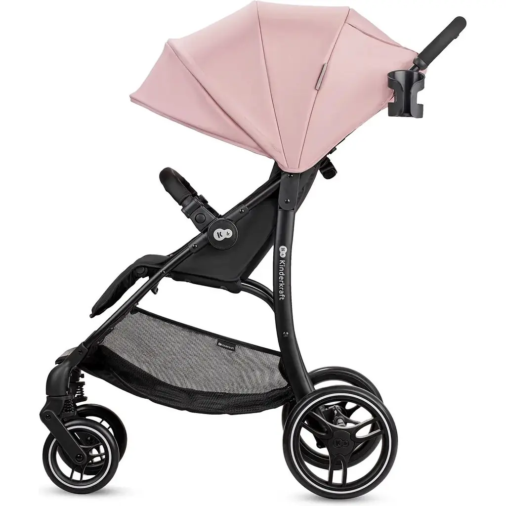 Прогулочная коляска Kinderkraft Trig 2 розовая (00-00305194) - фото 3