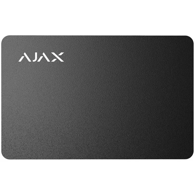 Безконтактна картка Ajax Pass Чорний (10шт) для клавіатури KeyPad Plus - фото 4