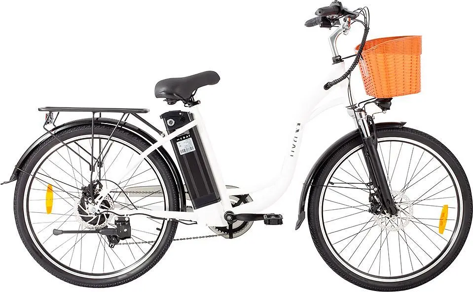 Электровелосипед DYU C6 White [86475] - фото 4