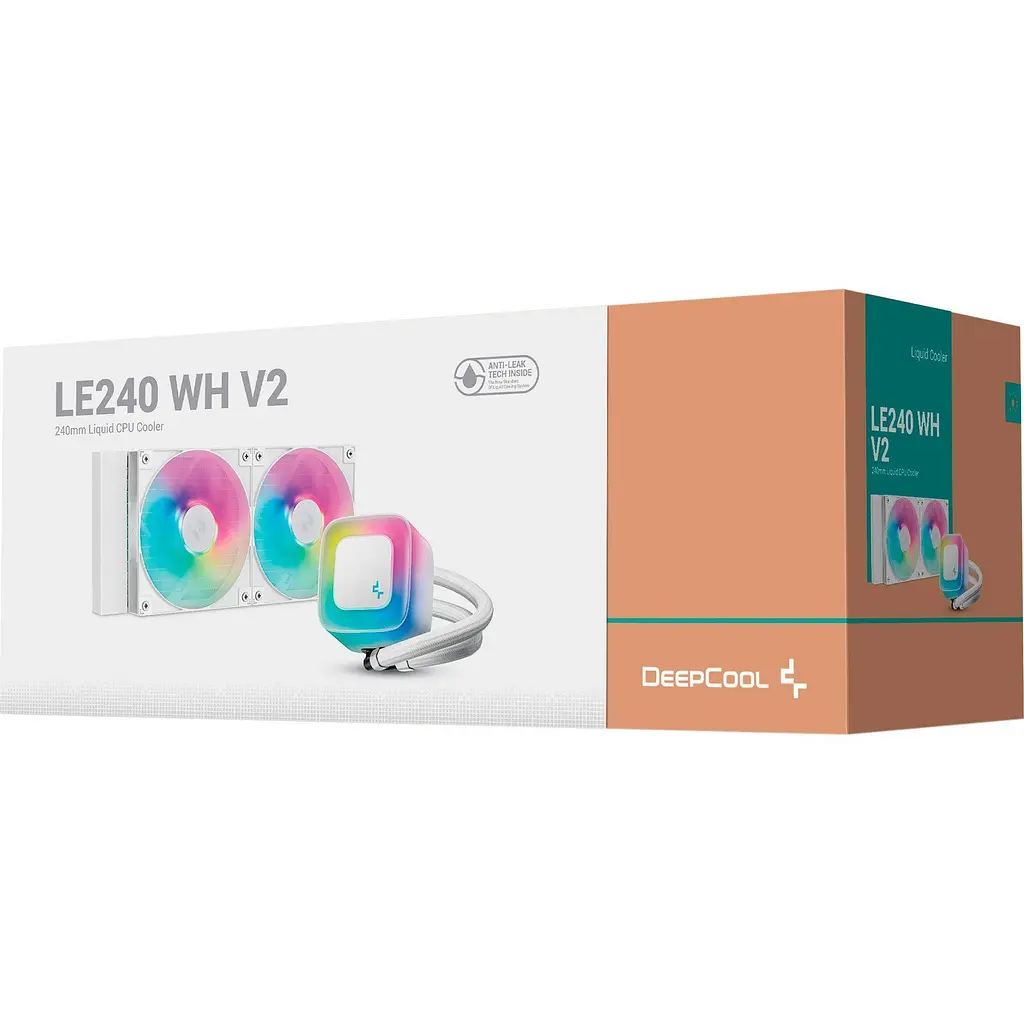 Система водяного охолодження Deepcool LE240 V2 White (R-LE240-WHAMMN-G-2) UA [150124] - фото 6