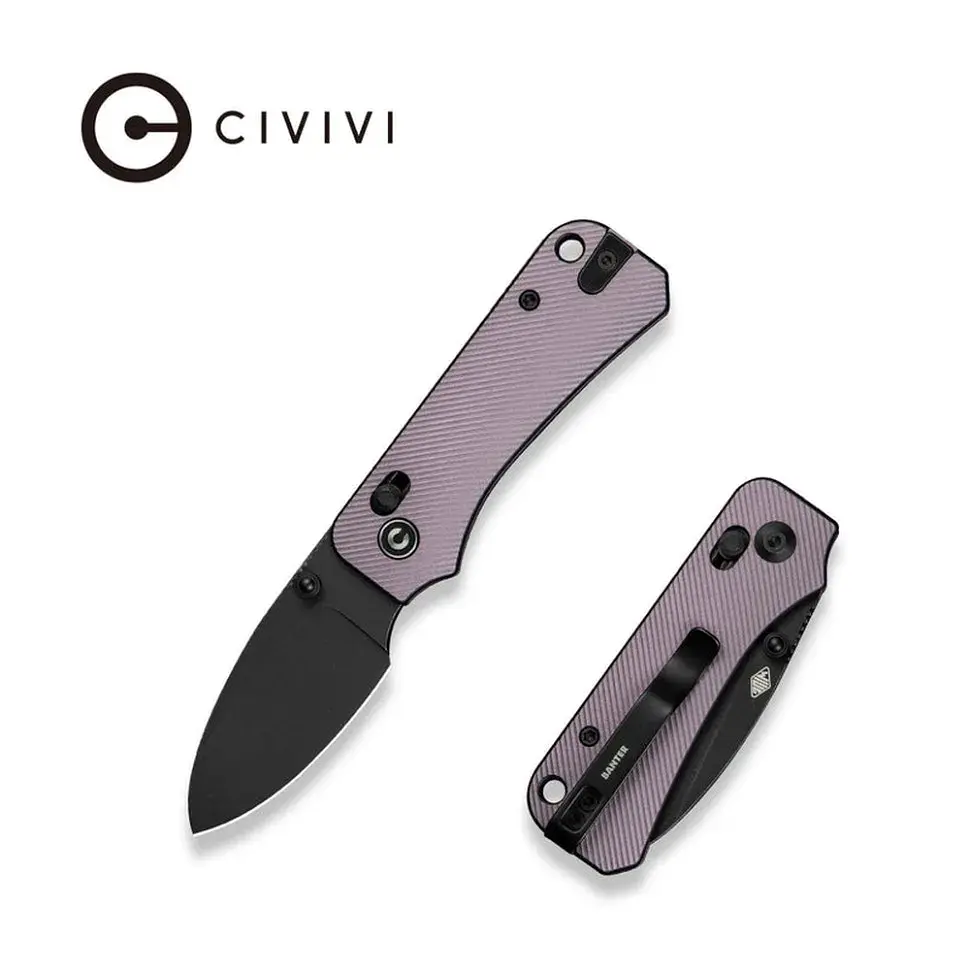 Ніж Civivi Baby Banter 2, Violet Aluminum, Darkwash (C23074-2) - фото 10