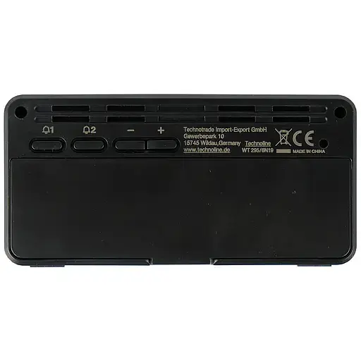 Часы настольные Technoline Black (WT295) - фото 2