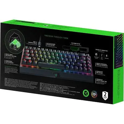 Клавіатура Razer BlackWidow V3 Mini Hyperspeed Green Switch UA USB Black (RZ03-03891600-R3R1) - фото 7