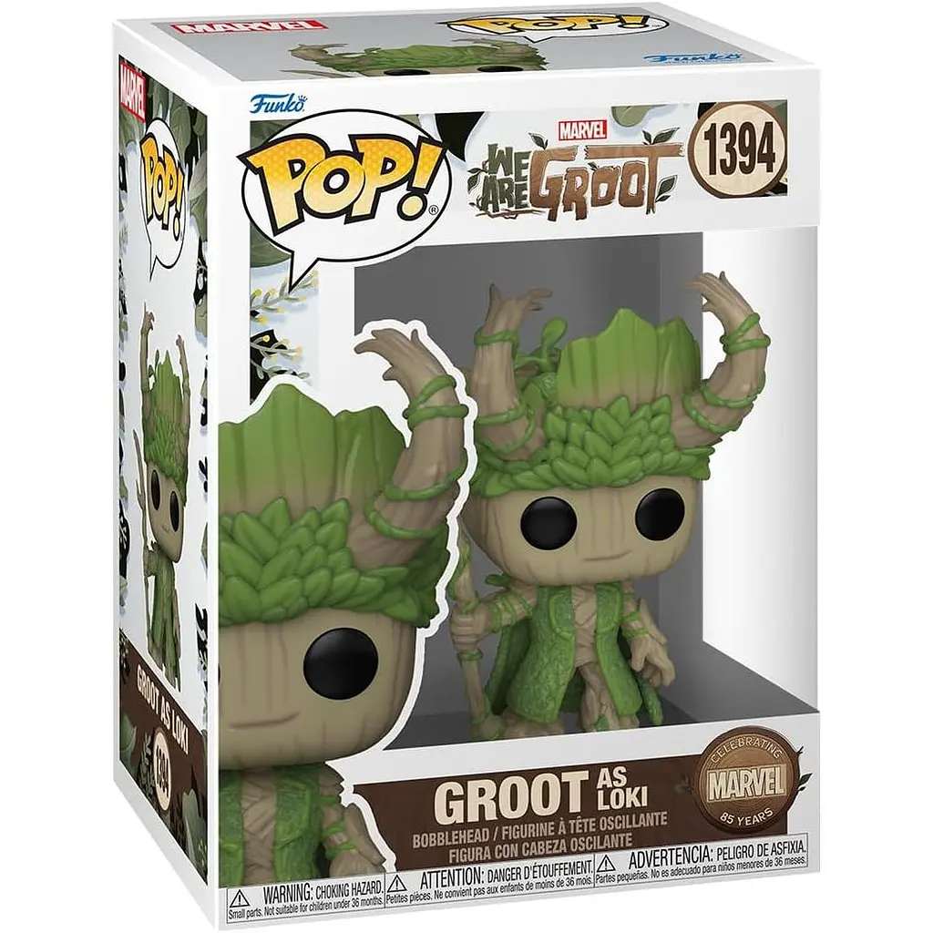 Фігурка Funko Pop Марвел Локі We are Groot Groot Captain Loki 10 см FP WG GA 1394 - фото 3