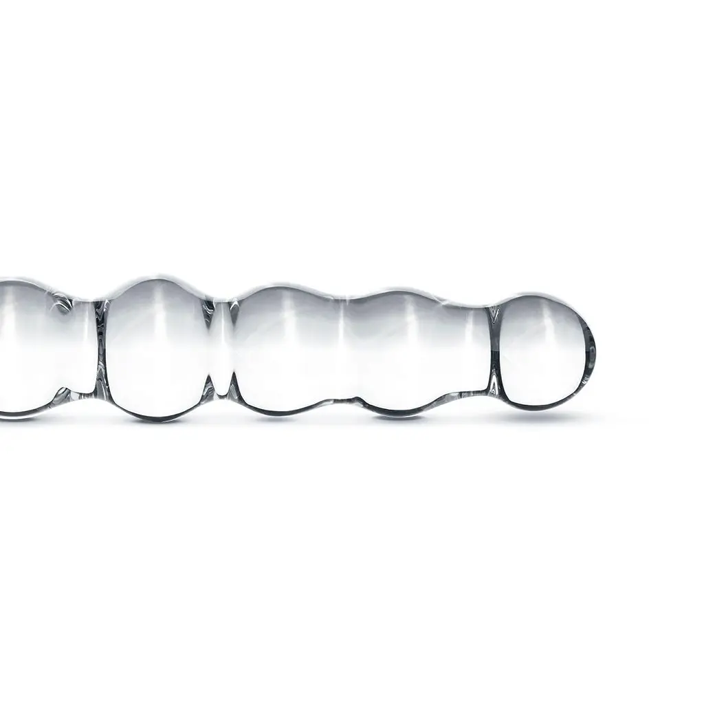 Стеклянный дилдо в виде бусин Gildo Glass Dildo No. 19 - фото 3