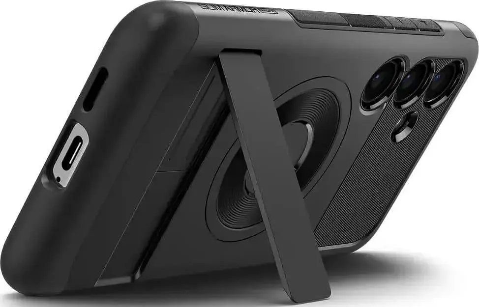 Протиударний з підставкою чохол Spigen Slim Armor MagSafe для Samsung Galaxy S24 (S921) Black ACS07203 Magfit - фото 8