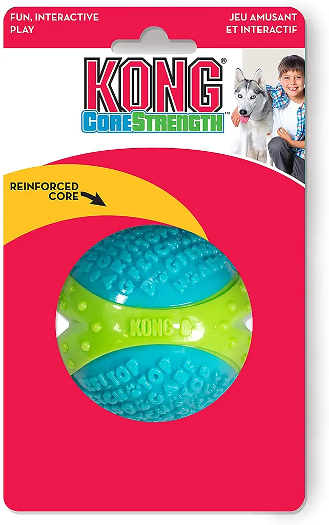 Жувальна іграшка KONG CoreStrength Ball для собак - фото 2