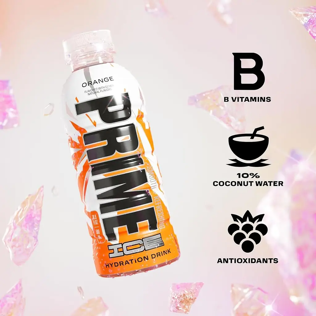 Напій Prime Hydration Drink Ice Orange 500 мл - фото 5