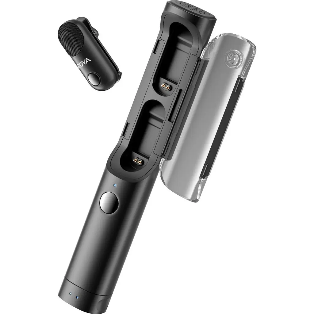 Мікрофонна радіосистема Boya Magic 02 USB-C/Lightning with 2 TX + 2 RX + 1 TRS Black [168864] - фото 3