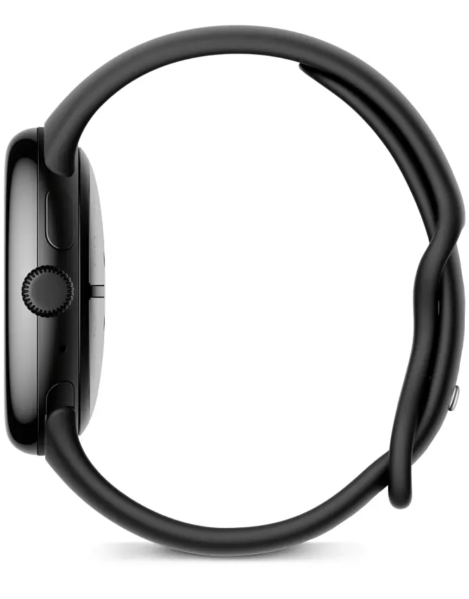 Google Pixel Watch 3 45 mm Wi-Fi Matte Black Aluminum Case/Obsidian Active Band - фото 3