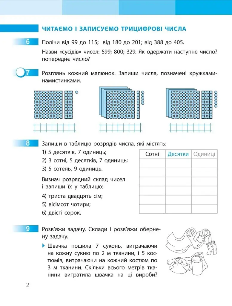 Математика. 3 клас. Робочий зошит до підручника С. Скворцової, О. Онопрієнко. У 2 частинах. Частина 2 - фото 3