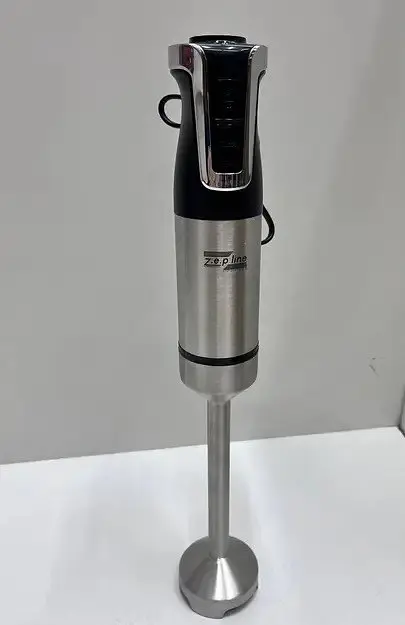 Занурювальний ручний блендер Zepline ZP-201 з нержавіючої сталі 1500Вт Турбо режим Чорний/Сріблястий - фото 7