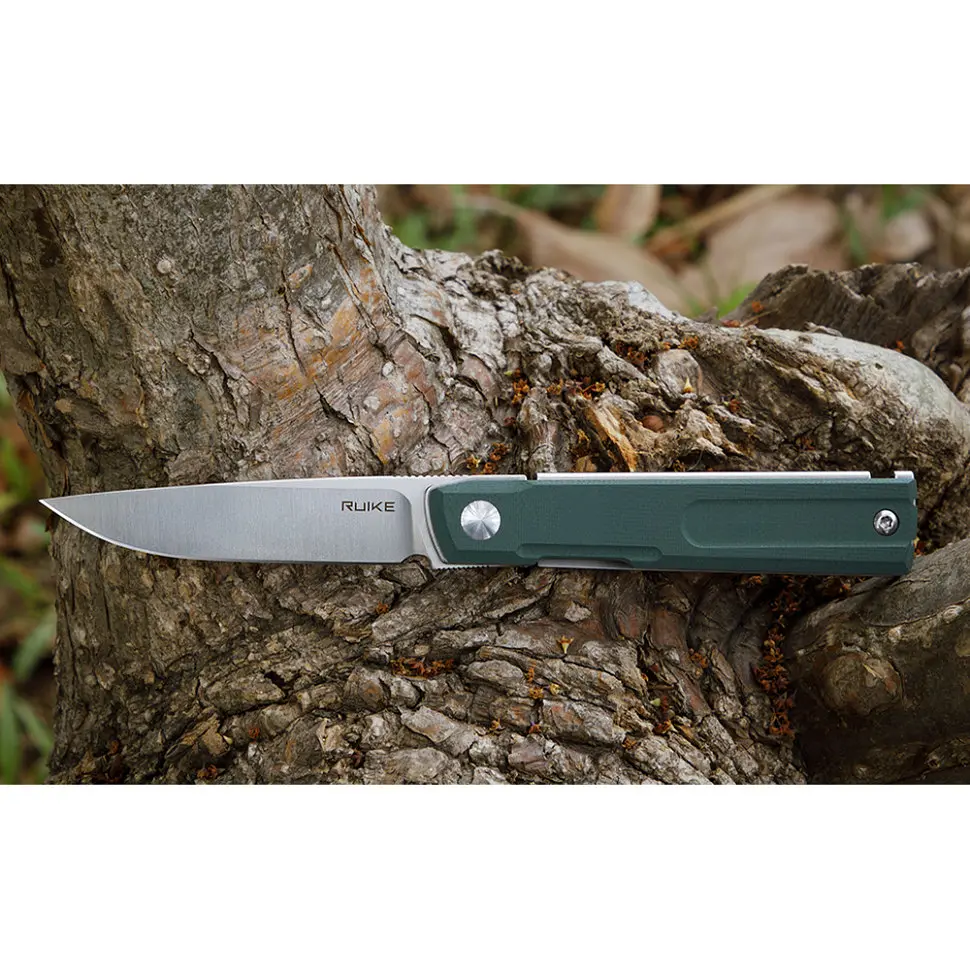 Ніж складаний кишеньковий Ruike D712-G, (7.7 см) 8Cr13Mov/G10 зелений - фото 7