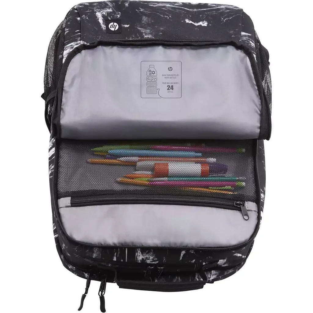 Рюкзак для ноутбука HP Campus XL 16.1" чорно-білий (7J592AA) - фото 5