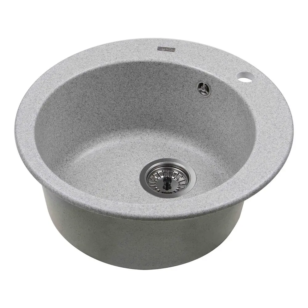 Каменная мойка Ventolux Fabia Gray Granit 500x200 мм - фото 2