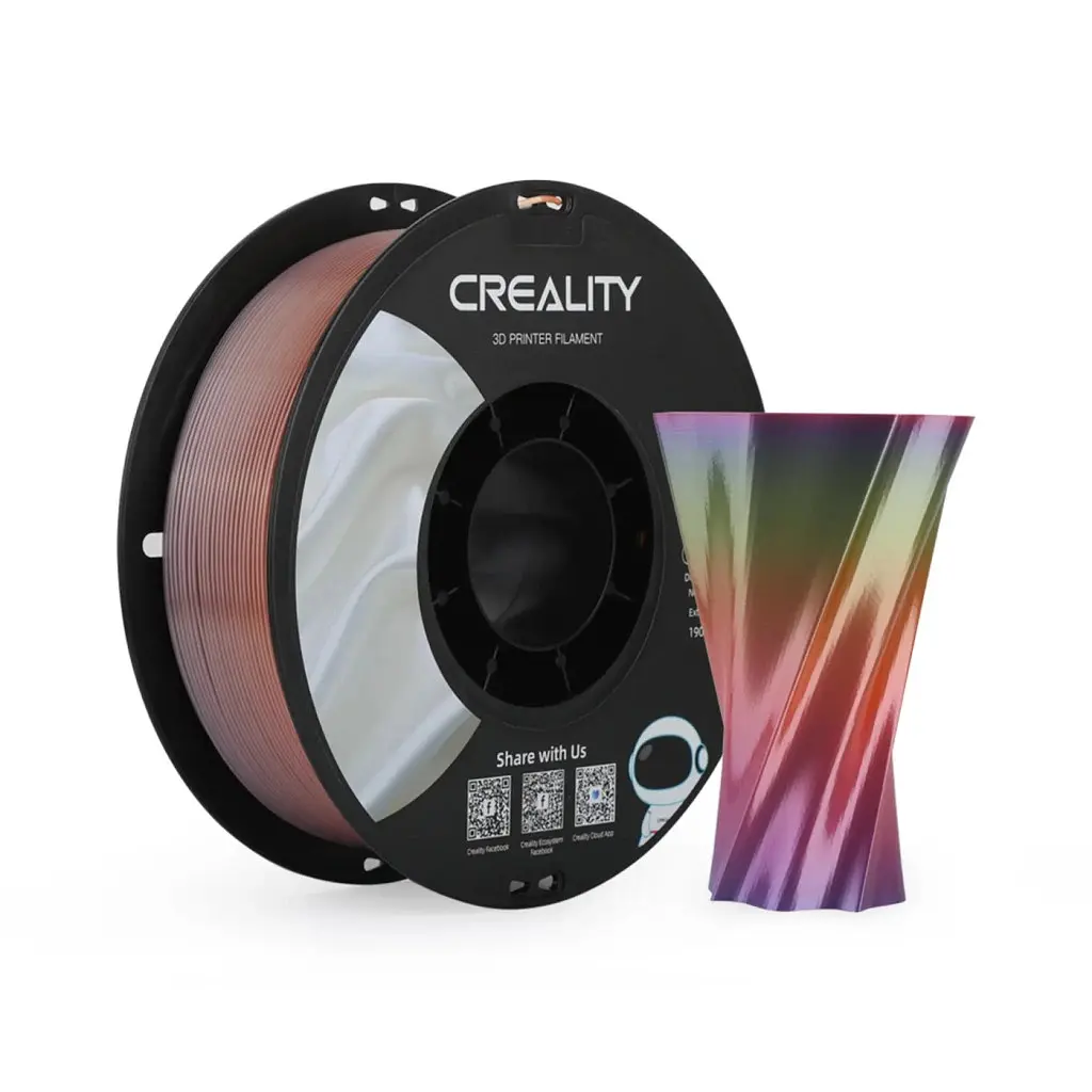 Пластик для 3D-принтера Creality PLA silky shine 1кг, 1.75мм, rainbow (3301120003) - фото 2