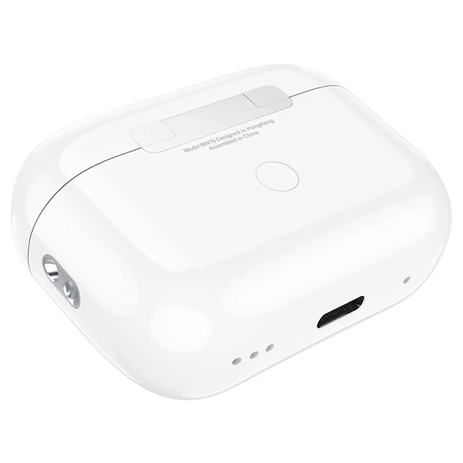 Бездротові навушники TWS BOROFONE BW76 Brocade, touch screen, ANC, Champagne White (6941991114236) - фото 6