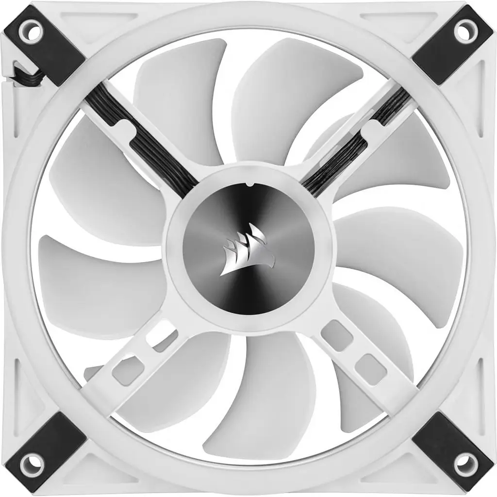 Вентилятор Corsair iCUE QL120 RGB, 120x120x25мм, 4-pin PWM, белий (CO-9050103-WW) - фото 4