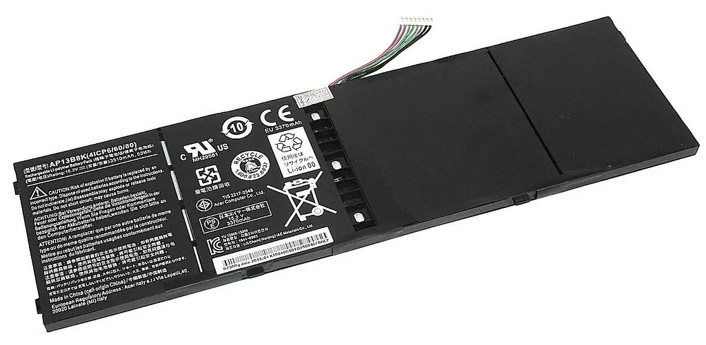 Акумулятор для ноутбука Acer AL13B8K V5-553 15.2V Black 3510 mAh - фото 2