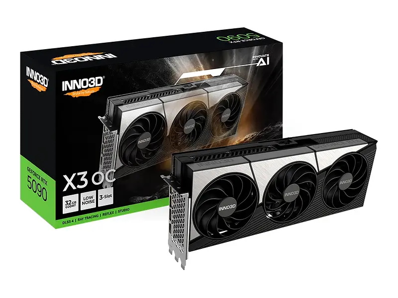 Відеокарта Inno3D GeForce RTX 5090 X3 OC (N50903-32D7X-17593928) - фото 2