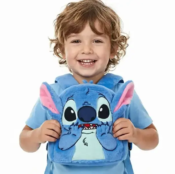 Дитячий м’який рюкзак Стіч Lilo Stitch з вушками - фото 6