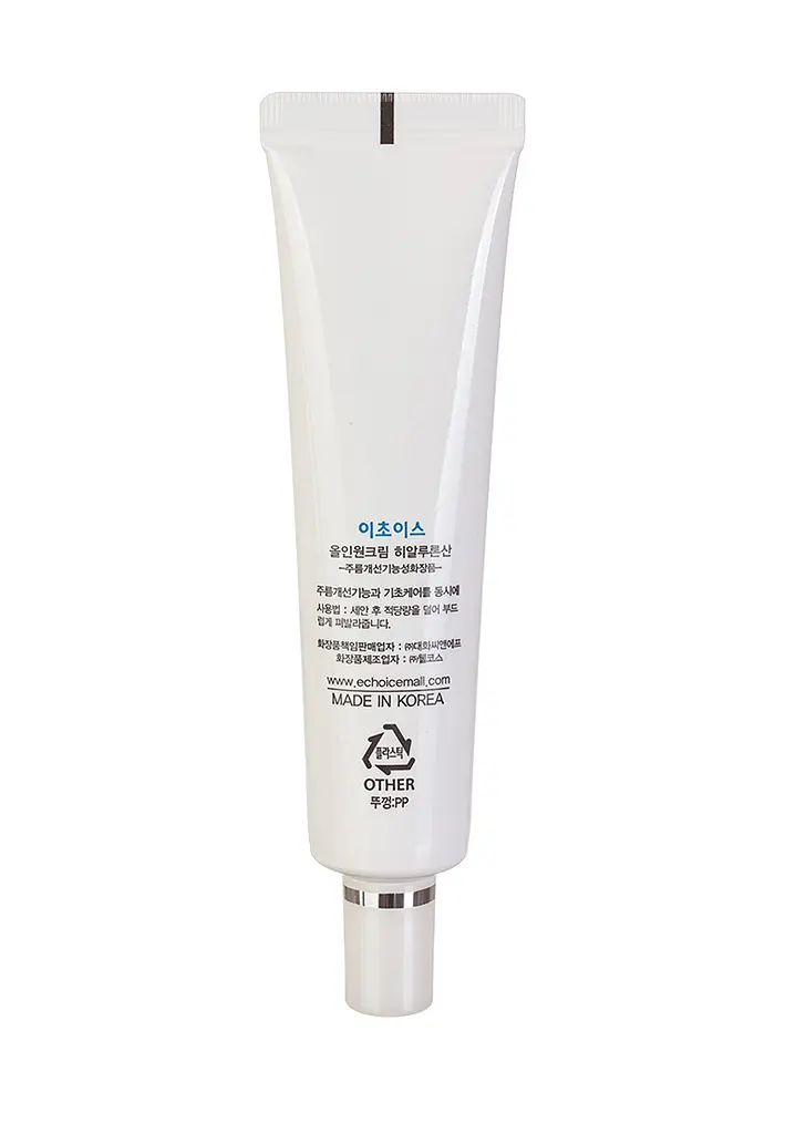 Крем для обличчя з гіалуроновою кислотою eChoice Hyaluronic Acid All In One, 30 мл - фото 3