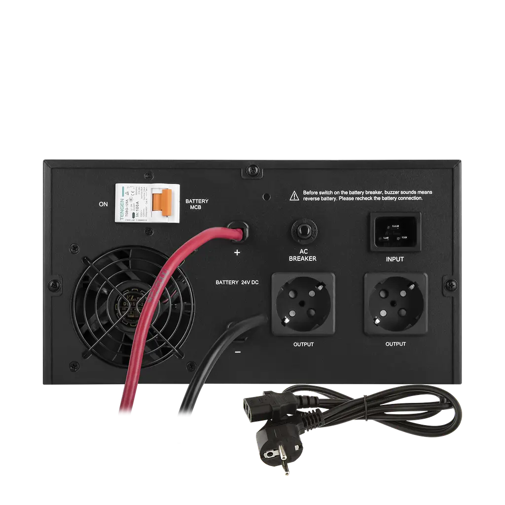 ДБЖ з правильною синусоїдою 24V LPE-B-PSW-2300VA+ (1600Вт) 1-40A - фото 4