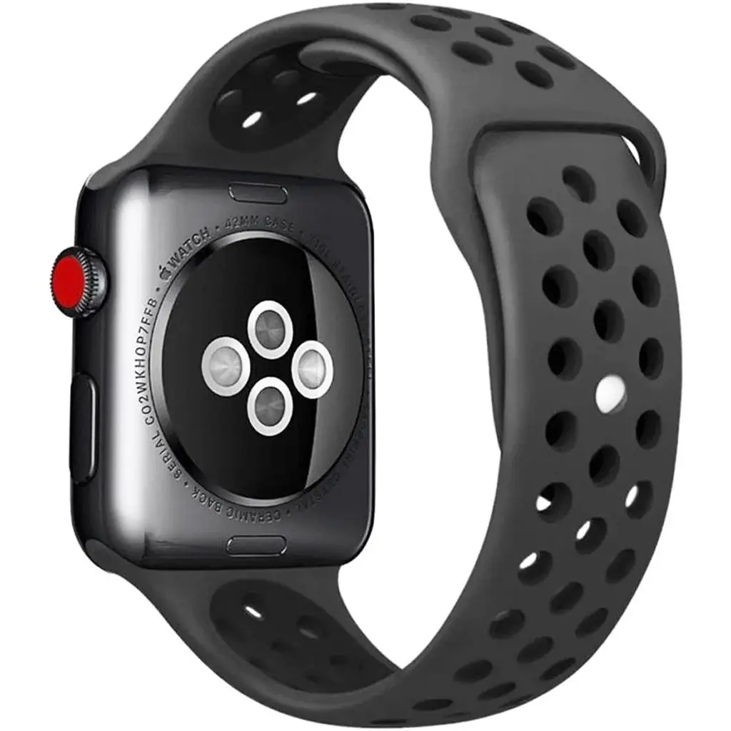 Ремінець Sport Nike для Apple Watch 42/44/45/46/49mm Carbon/Black [119479] - фото 2