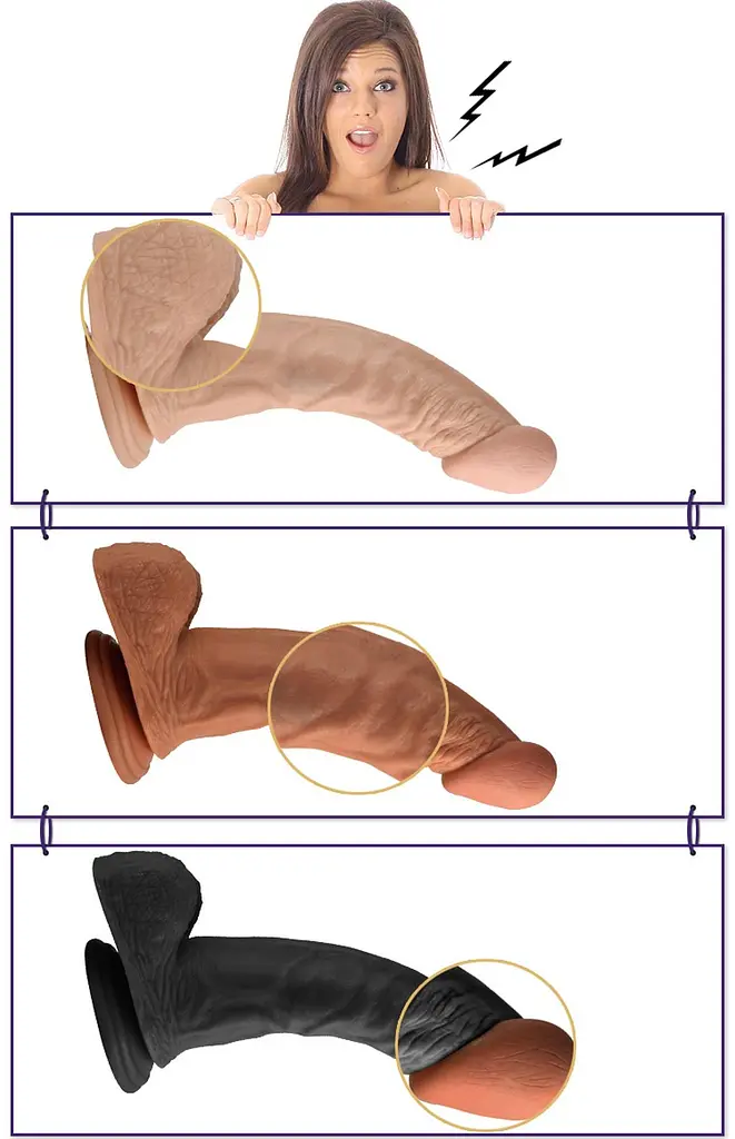 Фаллоимитатор Lovetoy Real Extreme 22 см телесный - фото 5