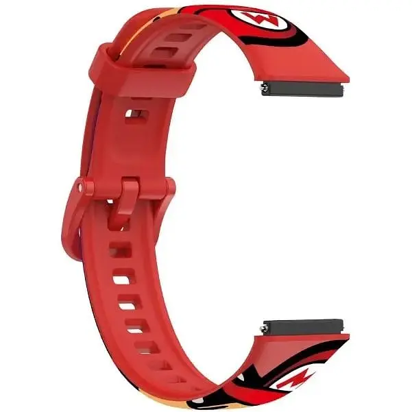 Силиконовый ремешок Becover Modern Style для Huawei Band 7/Honor Band 7 Mario (709453) - фото 4