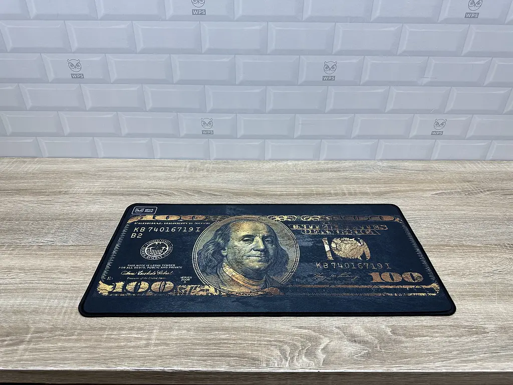 Великий килимок для мишки WorkPlaceShop ART Долар 900 x 400 мм - фото 2