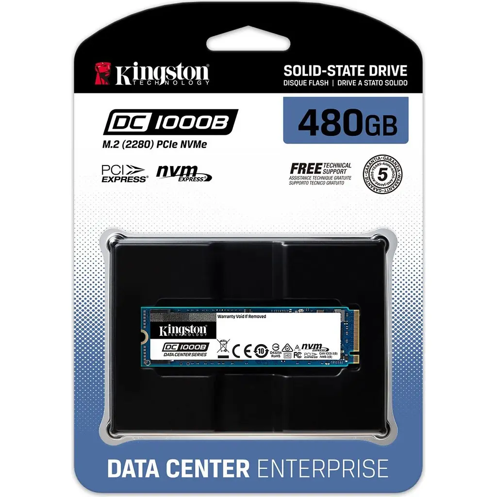 SSD накопичувач Kingston DC1000B 480GB [SEDC1000BM8/480G] [122167] - фото 3