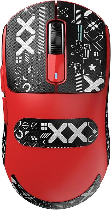 Мишка ATTACK SHARK X6 Red + Док-станція RGB | Сенсор PAW3395 | 65 годин акум - фото 2