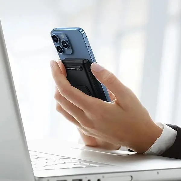 Портативний зарядний пристрій Yagopal MagSafe бездротовий магнітний 10000 мА·год 15 Вт - фото 6