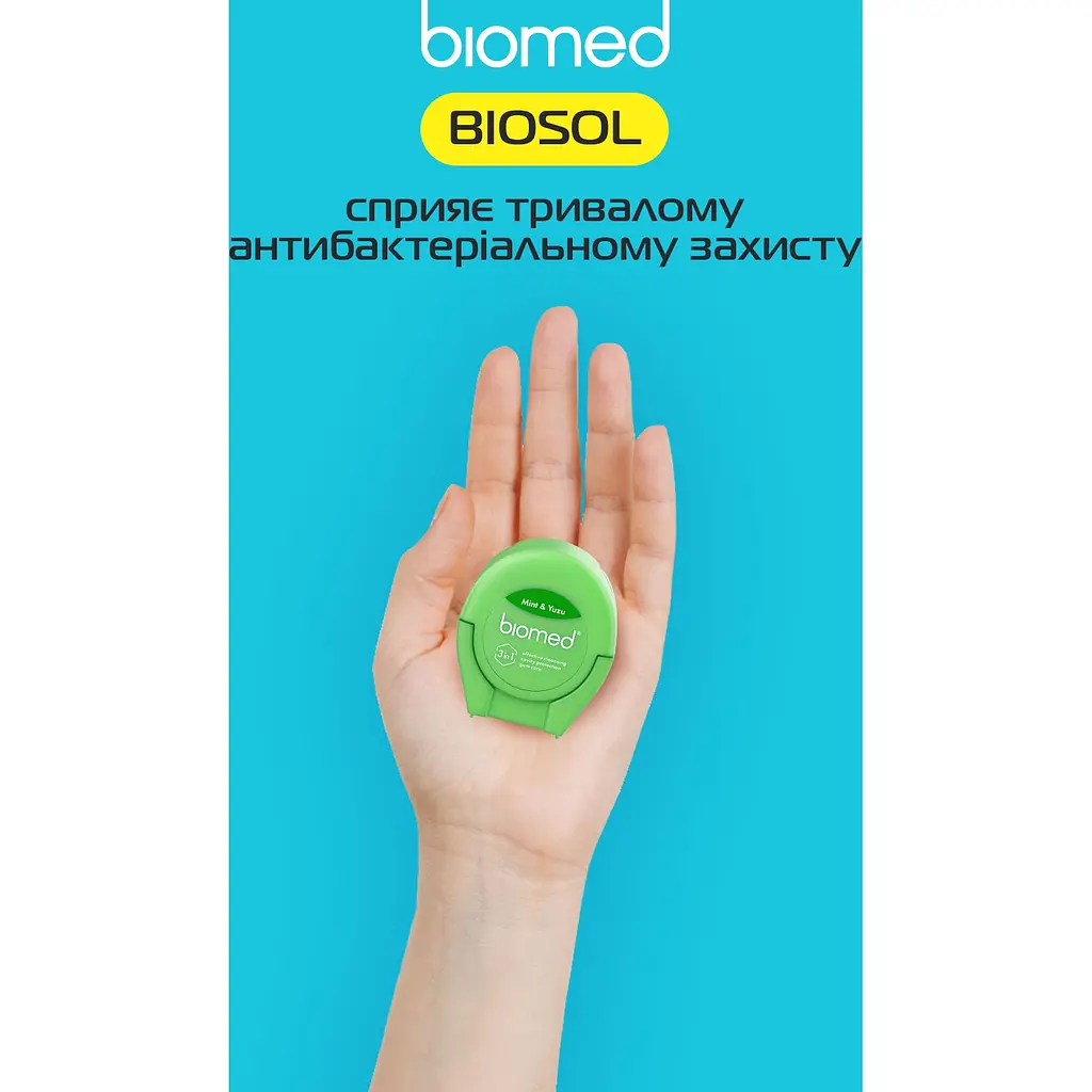 Зубна нитка Biomed Mint&Yuzu 50 м - фото 7