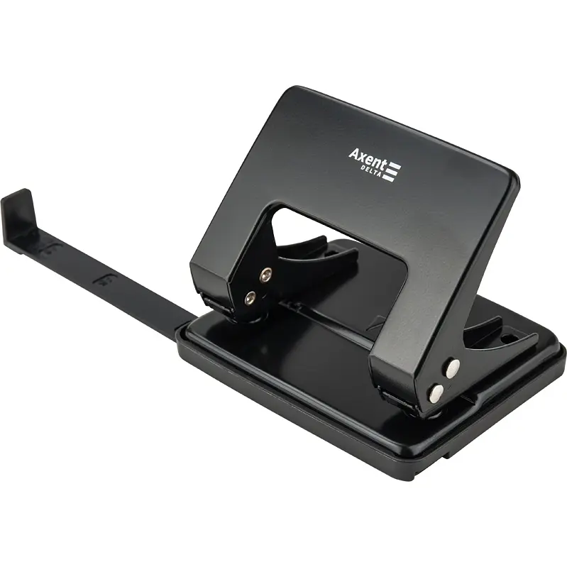 Діркопробивач для паперу Axent Delta металевий 20 аркушів чорний (D3520-01) - фото 2