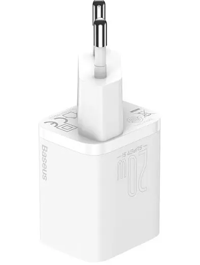 Універсальний зарядний пристрій у розетку для телефона з роз'ємом Type-C Super Silicone PD Charger 20 W кабель Type-C to MicroUSB - фото 4