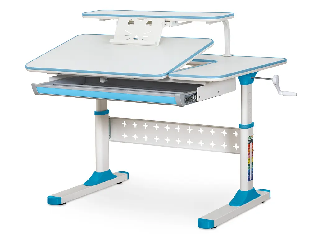 Дитячий стіл Evo-Kids TH-320 Blue (арт. TH-320 W/BL) - фото 2