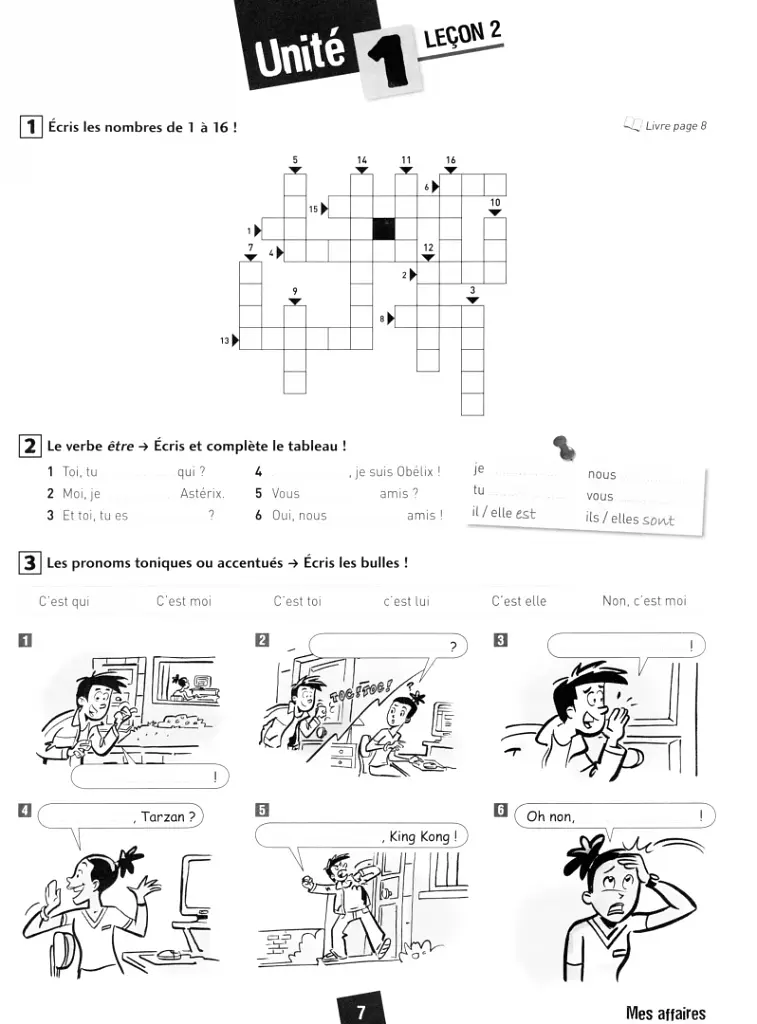 Amis et compagnie 1. Niveau A1. Cahier d'activites - фото 3