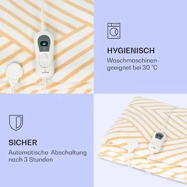 Электрическое одеяло Klarstein Dr.Watson XXL 200x180 (10035502) - фото 4