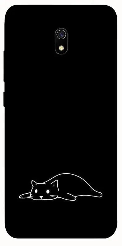 TPU чохол Demsky Lazy cat для Xiaomi Redmi 8a