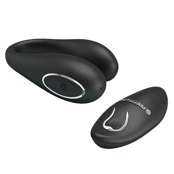 Вибратор для пар Pretty Love Algernon 9.5 см черный - фото 3