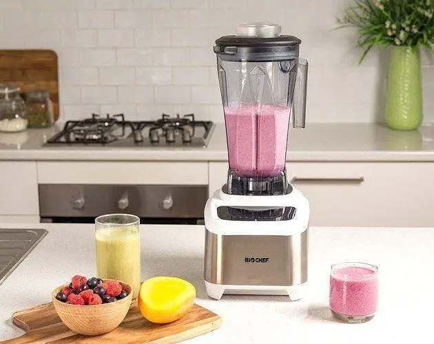 Блендер профессиональный BioChef Atlas Power Blender (Stainless Steel) самый бесшумный супер блендер, белый - фото 8