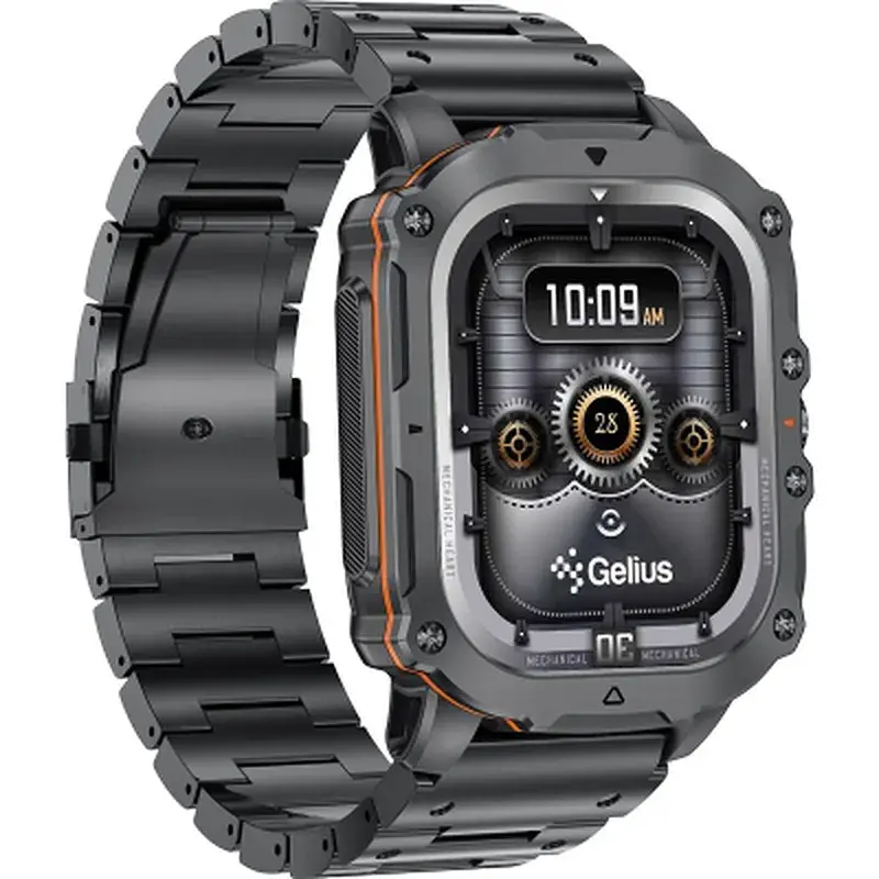 Смарт-годинник Gelius Tactical Heavy (GP-SW016) Black Chrome (2099901019097) - фото 3