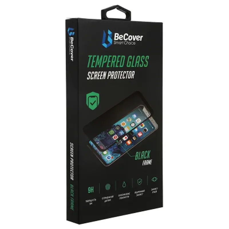 Скло захисне BeCover Xiaomi 12 Lite Black (708560) - фото 2