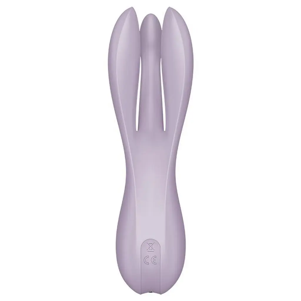 Вибратор Satisfyer Threesome 2 14 см фиолетовый - фото 2